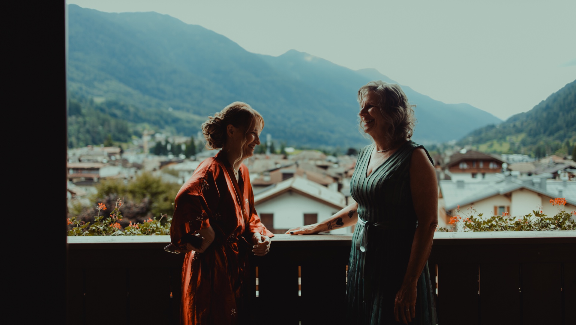 Emotional destination wedding photography in northern Italy