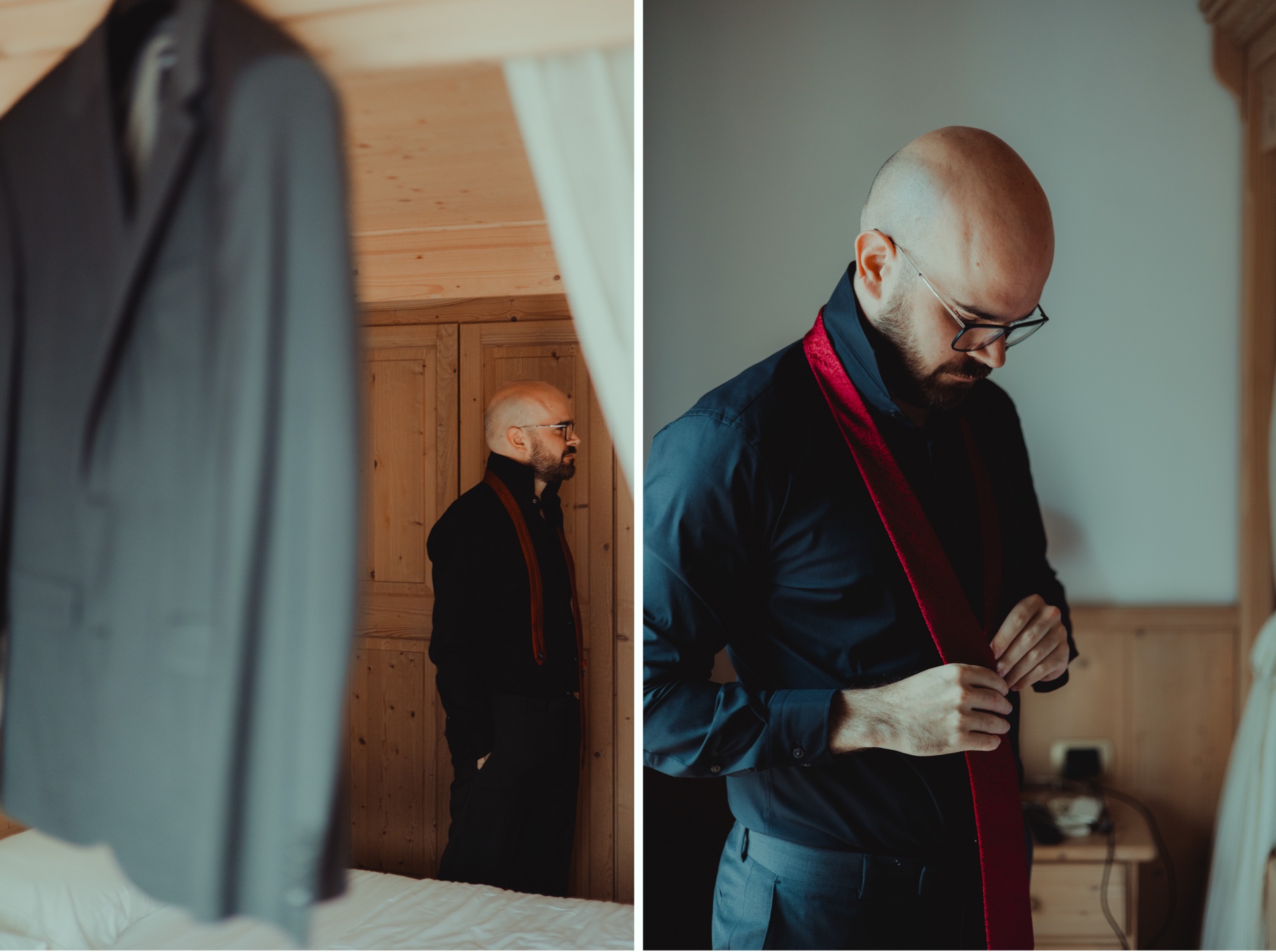 Destination wedding in the Dolomites near Pinzolo Italy