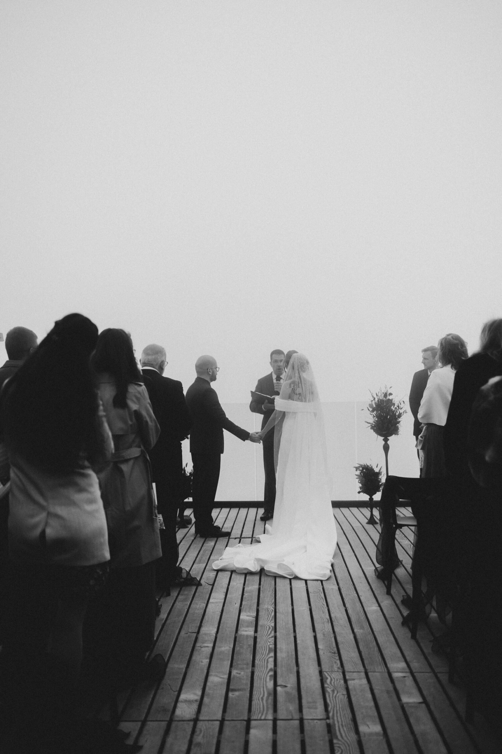 International couple celebrating their wedding at Doss del Sabion