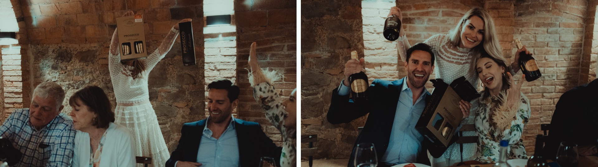 Destination wedding welcome dinner at Villa Castelletto in Tuscany
