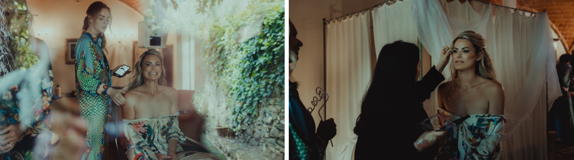 Natural wedding photography during the groom preparation at Villa Castelletto