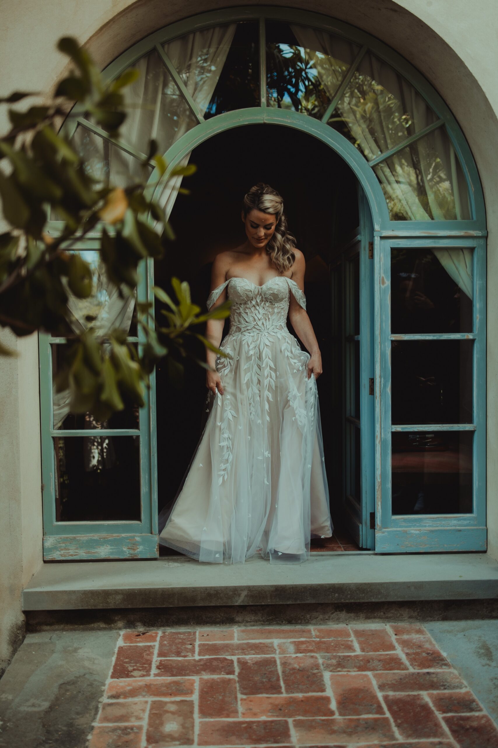 Candid bridal getting ready photography at Villa Castelletto