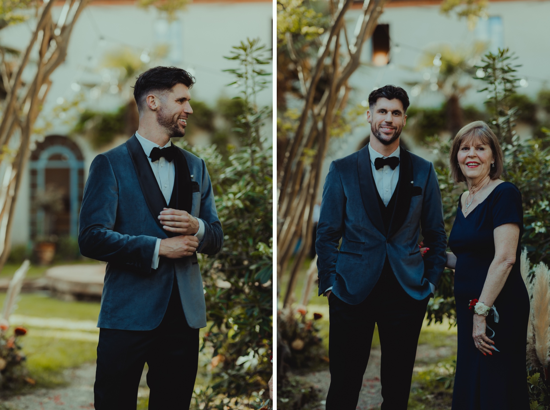 Emotional wedding ceremony at Villa Castelletto near Siena