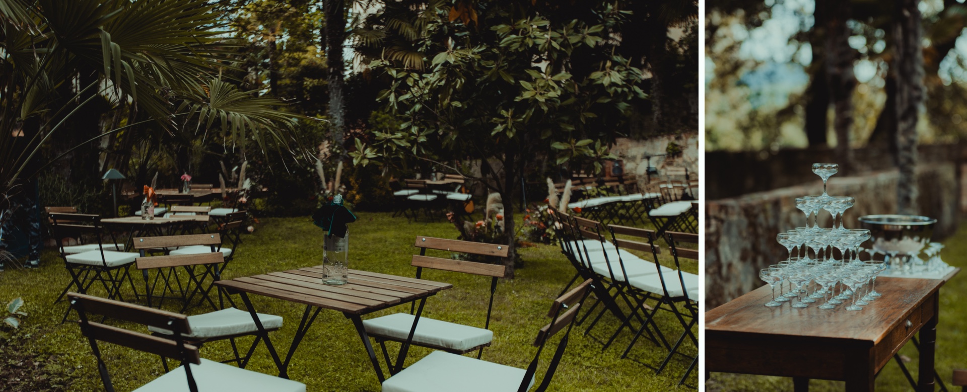 Natural documentary photography during a Tuscany wedding reception
