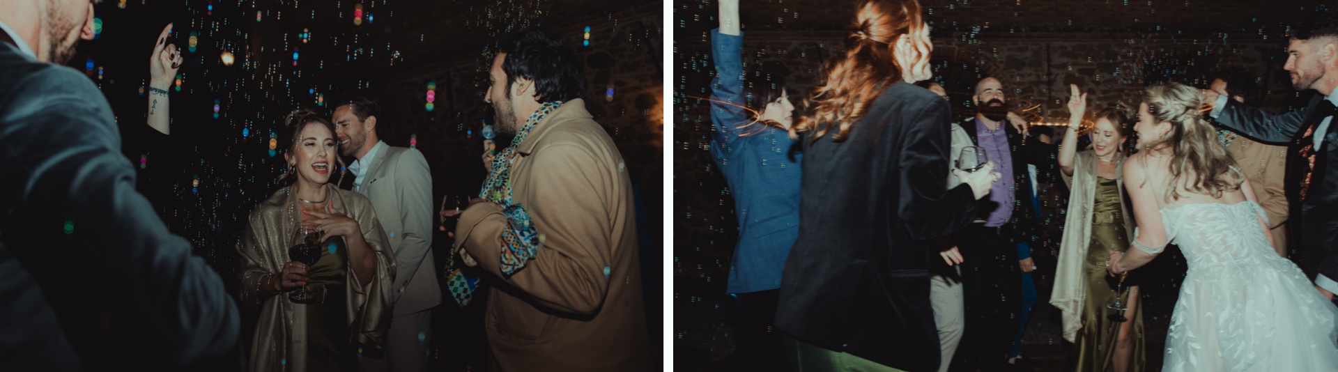 Wedding party at Villa Castelletto in Tuscany